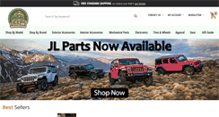 Desktop Screenshot of justforjeeps.com